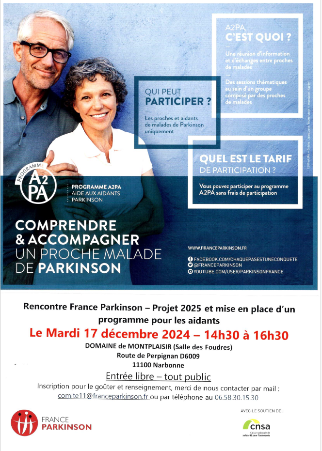 Affiche France parkinson